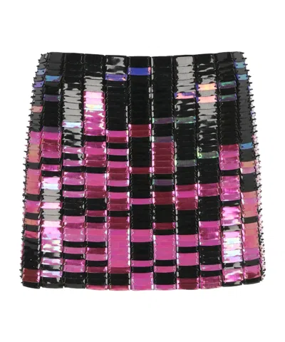 ATTICO THE ATTICO RUE SEQUIN EMBELLISHED MINI SKIRT