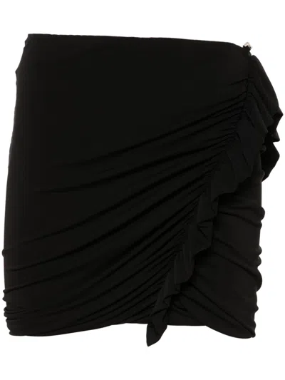 ATTICO RUFFLED MINI SKIRT