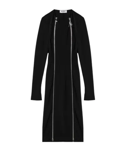 ATTICO SABLÉ MEDIUM LENGTH DRESS