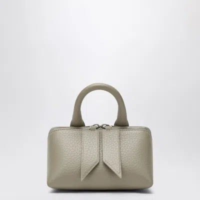 Attico Mini Handbag With Double Zip Closure In Tan