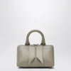 Attico Mini Friday Bag Top Handle Textured Finish In Gray