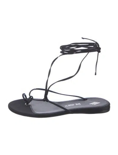 Pre-owned Attico Sandals In Black