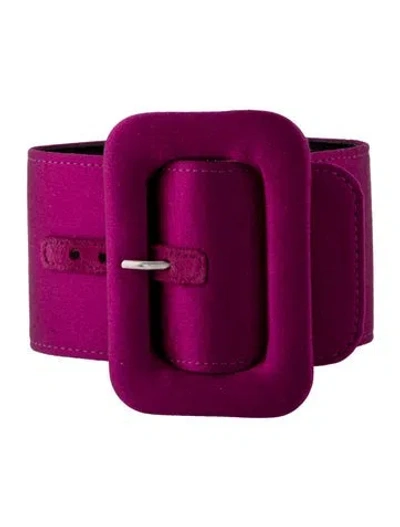 Pre-owned Attico Satin Ankle Cuff In Pink