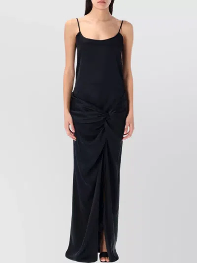 Attico Black Midi Dress