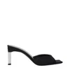 Attico Open-toed High-heeled Sandals In Black