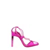 Attico Adele Lace-up Pumps In Pink