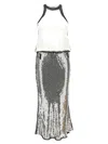 Attico Sequin Dress Dresses In Multicolor
