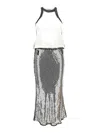 Attico Sequin Dress Dresses In Multicolour