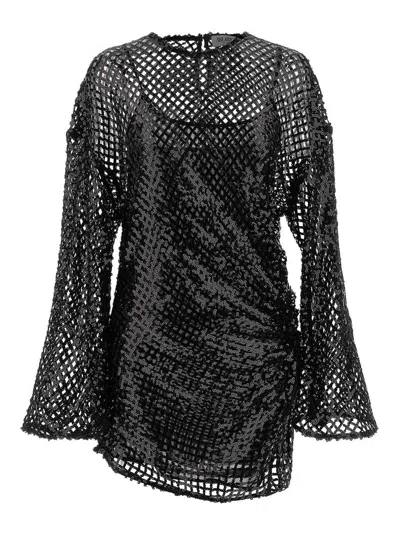 ATTICO SEQUIN MESH DRESS