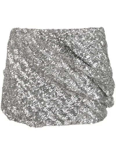 ATTICO SEQUIN MINI SKIRT