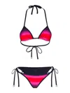 Attico Gradient-effect Bikini In Multicolour