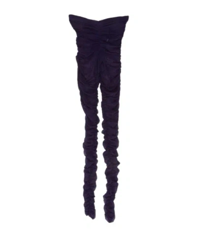 Attico Sheer Leggings In Black