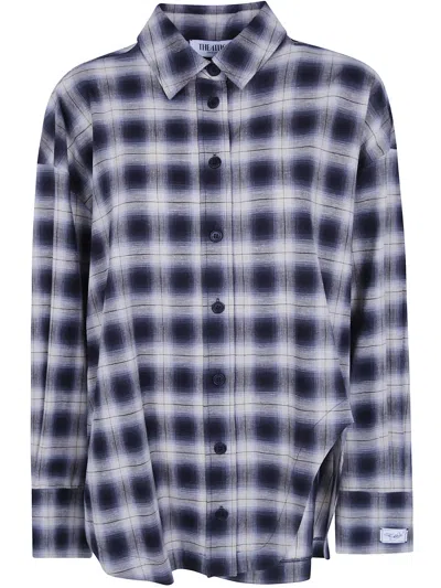 Attico Shirt Classic Check "check Classic Shirt" In Black