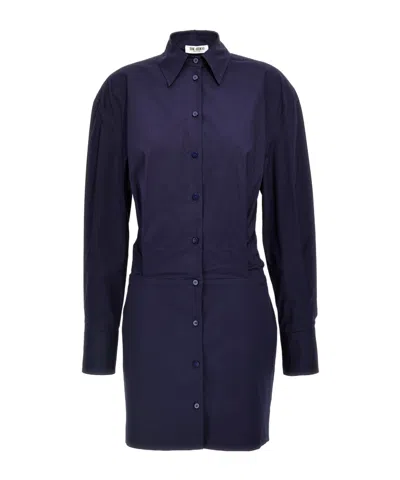 Attico Shirt Dress In Black