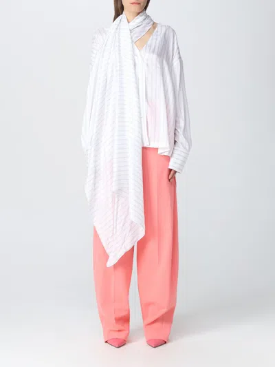 Attico Shirt In Viscose Blend In White