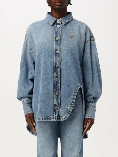 Attico Shirt The  Woman Color Blue In Blau