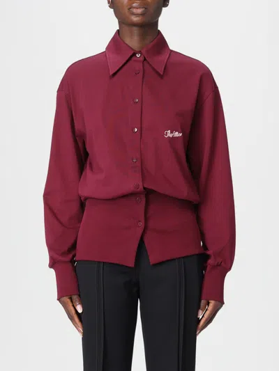 Attico Shirt The  Woman Color Burgundy In Red