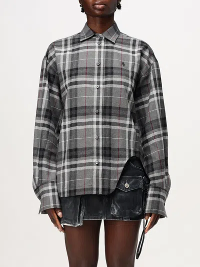 Attico Shirt The  Woman Color Grey In Grau