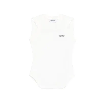 Attico Reese Cut Out Tank Top In Multi