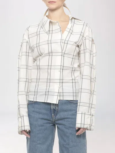 Attico Shirt Woman The  In Neutral