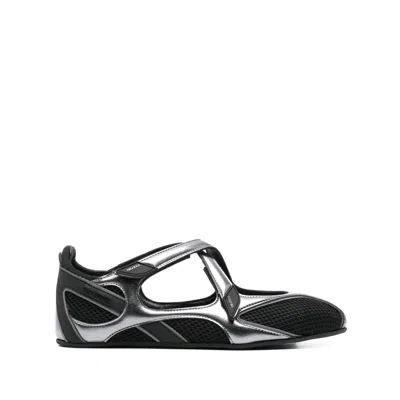 ATTICO SHOES BLACK, SILVER