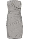 Attico Ruched Jersey Minidress