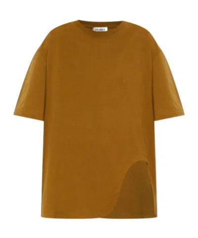 ATTICO THE ATTICO LOGO EMBROIDERED T-SHIRT