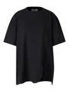 Attico Short-sleeve T-shirt In Black