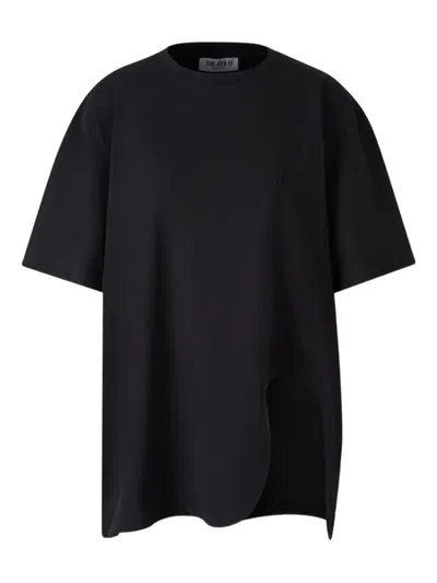 Attico Short-sleeve T-shirt In Black