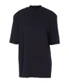 Attico T-shirt Black In Black