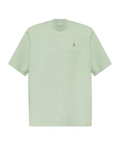 ATTICO THE ATTICO LOGO EMBROIDERED OVERSIZED T-SHIRT