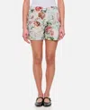 Attico Short Treasures Ivory In White