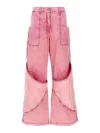 Attico Baggy Pants In Pink