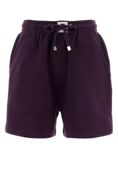 Attico Purple Cotton Shorts