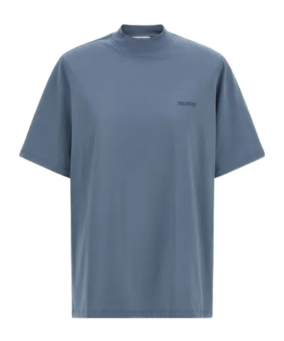 Attico Short-sleeved T-shirt In Blue