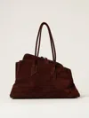 Attico Shoulder Bag The  Woman Color Brown In Brown