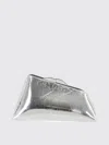 Attico Geometric Clutch In Silver