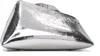 Attico Silver 8:30 Pm Clutch In Silver