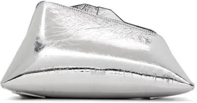Attico Silver '8.30 Pm' Oversized Clutch