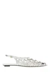 Attico Ballerina Grid In Silver