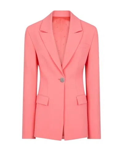 Attico Single-breasted Blazer In Pink