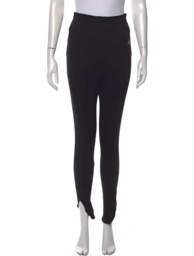 Pre-owned Attico Skinny Leg Pants In Black