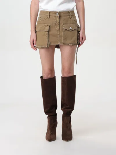 ATTICO SKIRT THE ATTICO WOMAN COLOR BROWN,F80132032