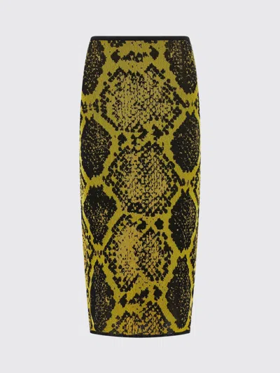 ATTICO SKIRT THE ATTICO WOMAN COLOR YELLOW,H66304003