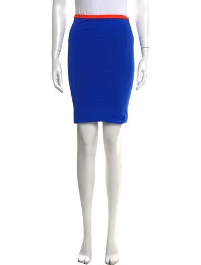 Pre-owned Attico Skirt W/ Tags In Blue