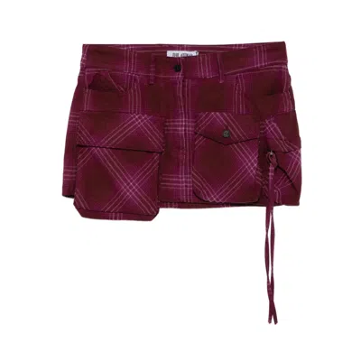 Attico Skirts Red In Purple