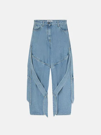 Attico Sky Blue Long Pant