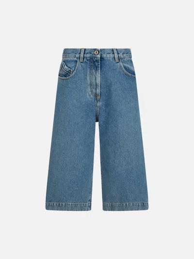 Attico Sky Blue Short Pant