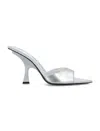 ATTICO SLEEK AND SOPHISTICATED: METALLIC SILVER POINTED TOE PUMPS FOR WOMEN