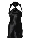Attico Sleeveless Dress In Black